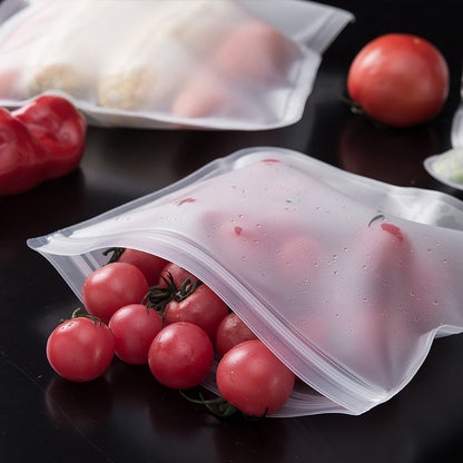 silicone food storage bag reusable stand