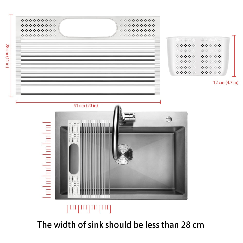 Dish Drainer Over Sink For Kitchen